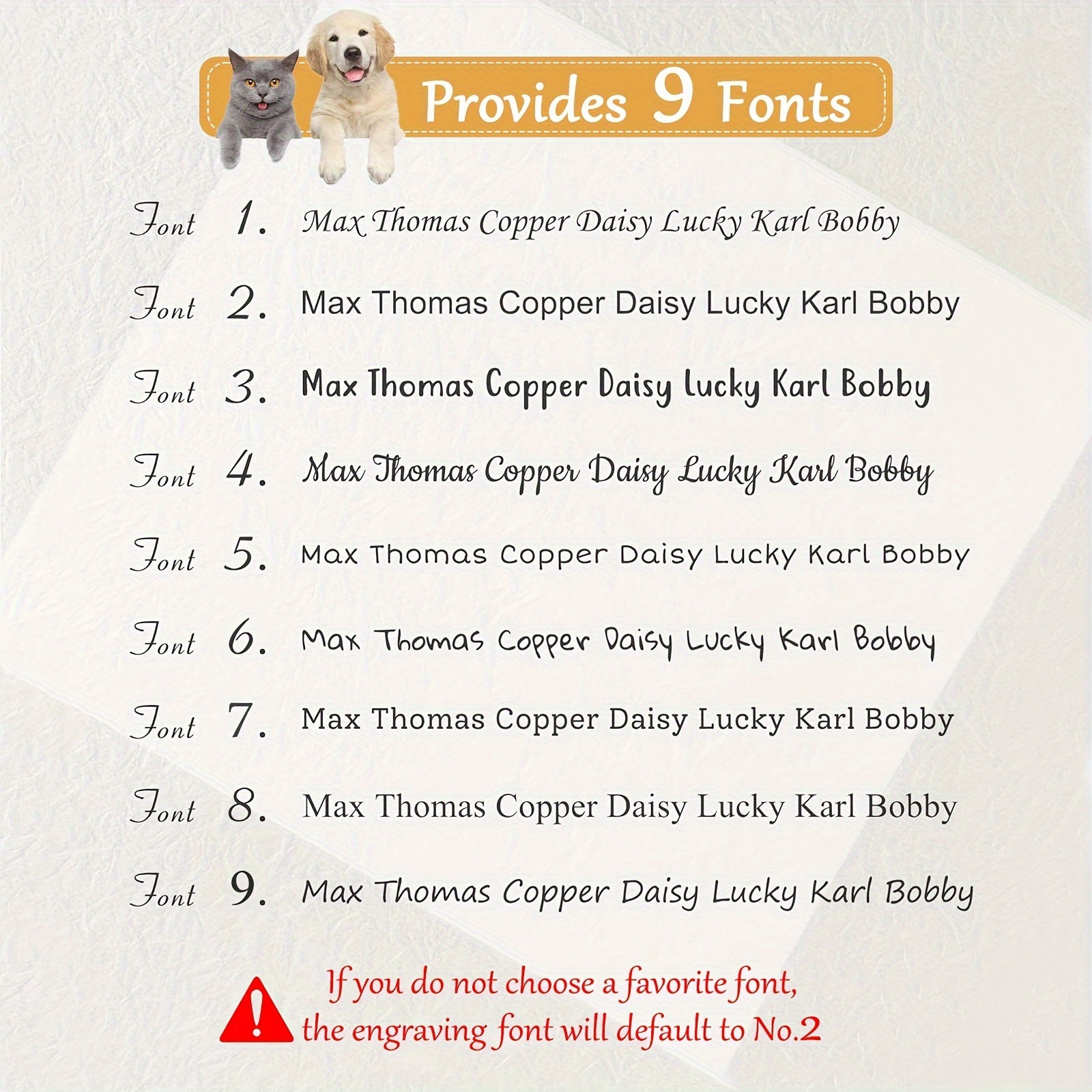 Custom Personalized Engraved Nameplates For Pets Dogs And Cats ID Name Phone Address Alloy Tags Anti-loss Custom Pet Paw Shape Dog Tags Clear Non-fading Durable Customized Metal Hang Tags For Dogs And Cats