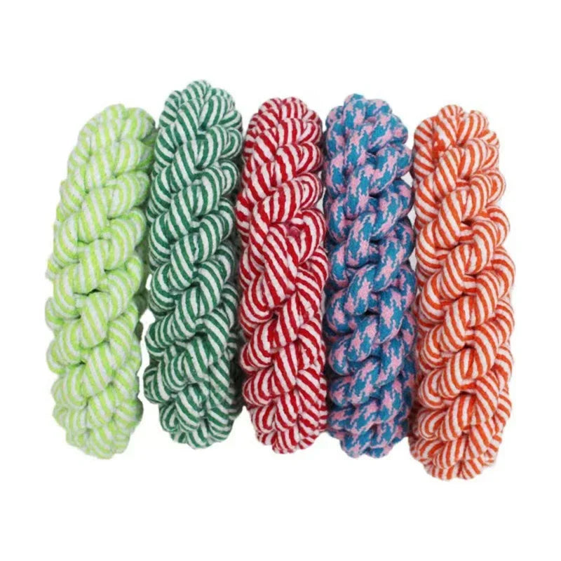 Durable Dog Rope Toys Chew Bite Resistant Linen Chew Toys for Medium to Large Dogs Golden Retriever Pitbull Labrador Supplies
