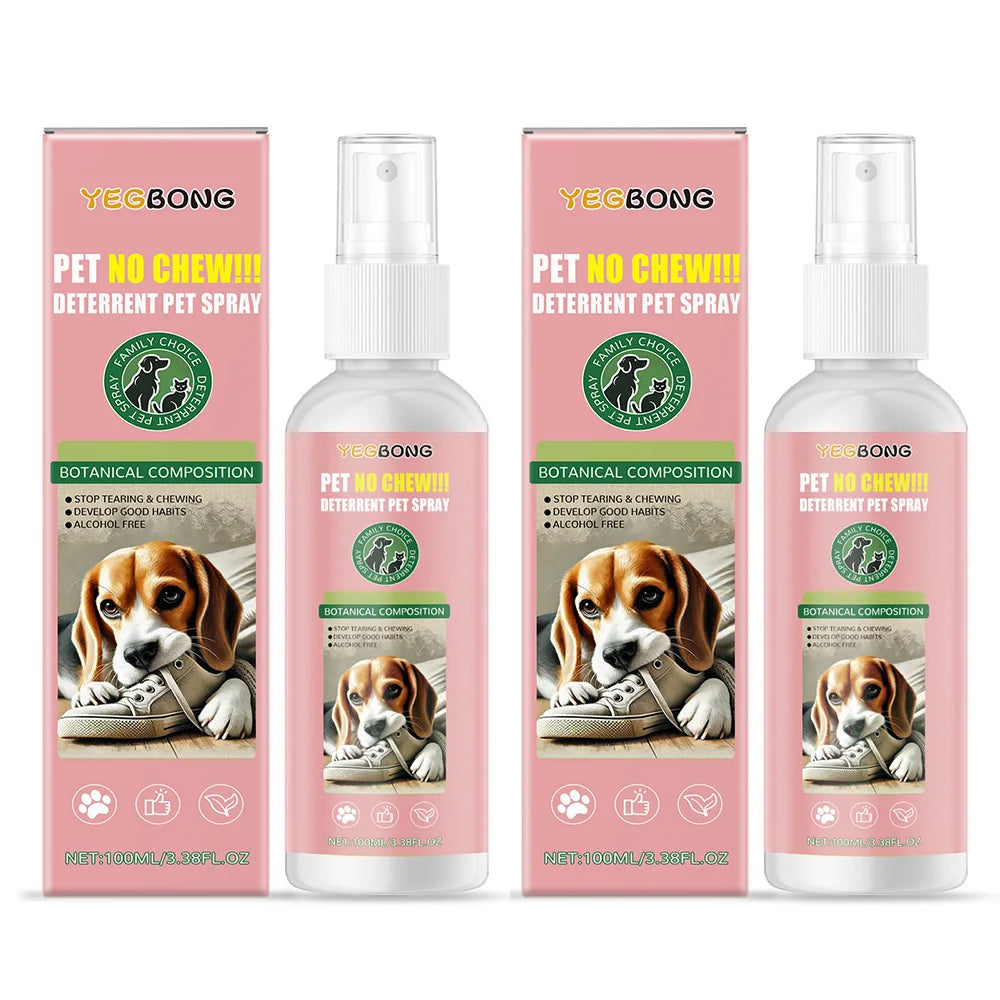 Pet Anti-Chewing Spray for Cats Dog Deterrent Behavior Correction Furniture Protector Anxiety Relief Relaxing Agent