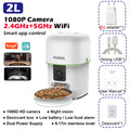 1080P HD Camera Automatic Cat Feeder Smart Food Dispenser with 5G WiFi Tuya Pet Kibble Feeder Stainless Steel Dog Accessories