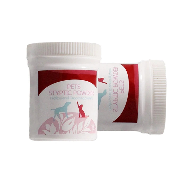 Pet Styptic Powder Blood Stopper for Dogs And Cats Safe Home Hemostatic Aid Traumatic Injuries Pet Care Supplies 14g