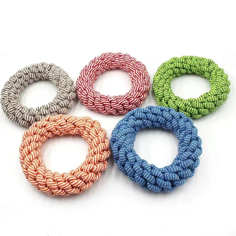 Durable Dog Rope Toys Chew Bite Resistant Linen Chew Toys for Medium to Large Dogs Golden Retriever Pitbull Labrador Supplies