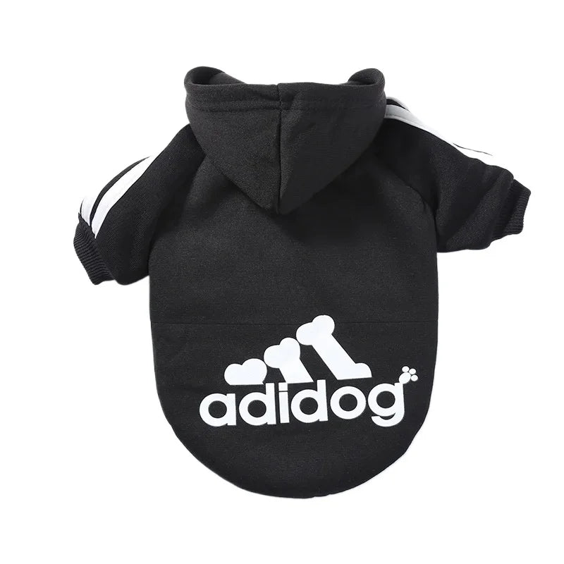 Fashion Pet Dog Hooded Sweatshirt XS-5XL Cotton Warm Two-Legged Jacket for Small Medium Big Dogs Autumn/Winter Season