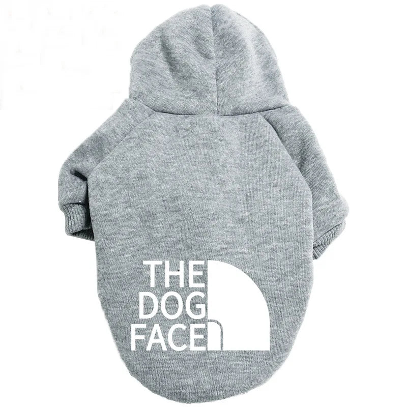 Winter Warm Dog Hoodie Pet Clothes Large Size Chihuahua French Bulldog Fashion Costume Fan-Favorite Dog Fans Fashion