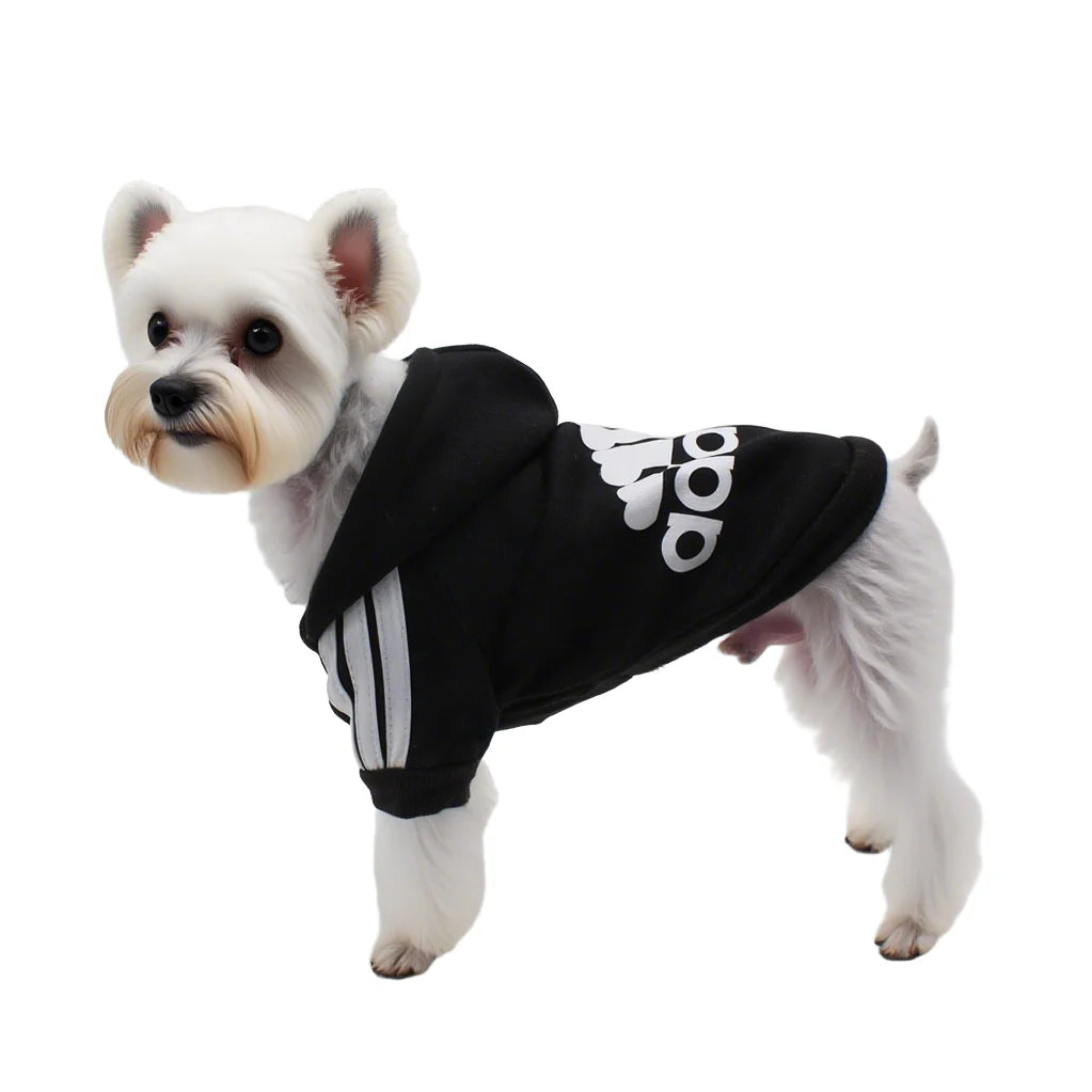 Fashion Pet Dog Hooded Sweatshirt XS-5XL Cotton Warm Two-Legged Jacket for Small Medium Big Dogs Autumn/Winter Season