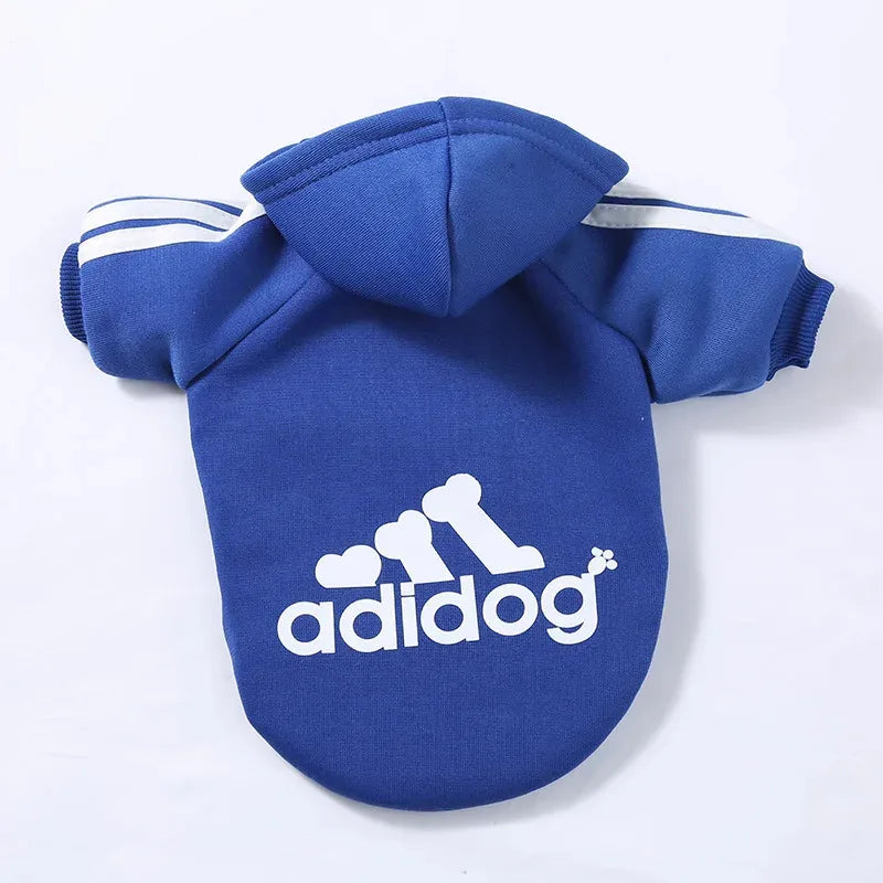 Fashion Pet Dog Hooded Sweatshirt XS-5XL Cotton Warm Two-Legged Jacket for Small Medium Big Dogs Autumn/Winter Season