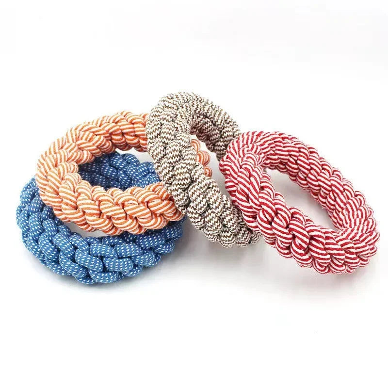 Durable Dog Rope Toys Chew Bite Resistant Linen Chew Toys for Medium to Large Dogs Golden Retriever Pitbull Labrador Supplies