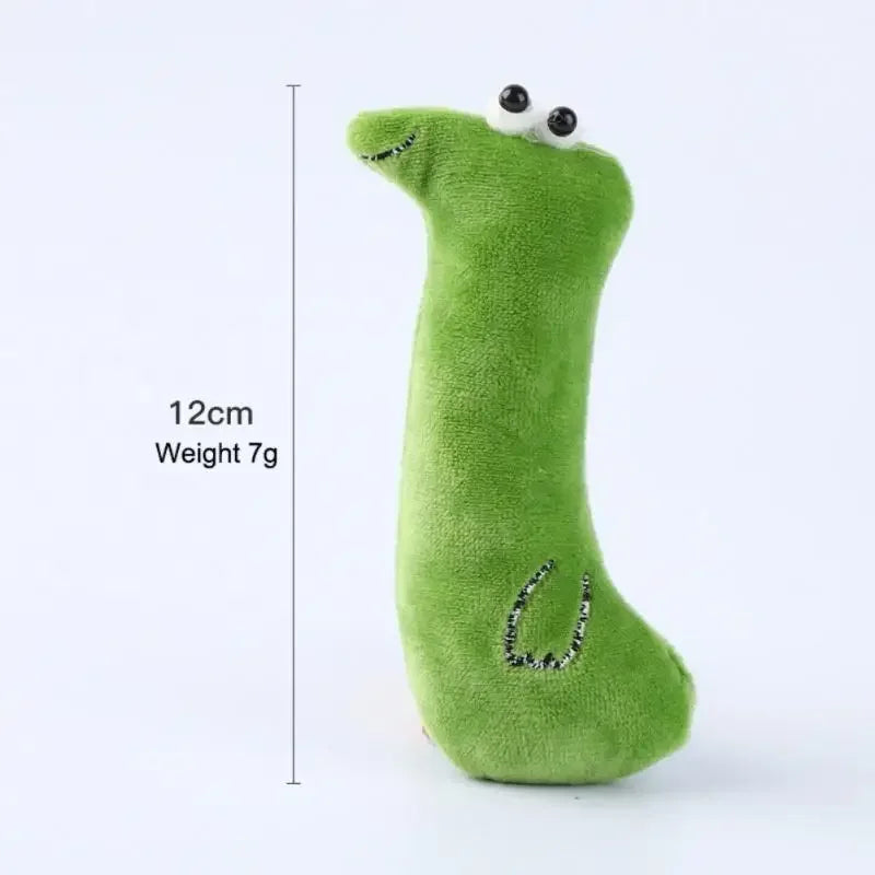 Cute Catnip Thumb Pillow Toy for Kittens And Puppies Dental Care Plush Cat Toy Pet Accessories Teeth Grinding Relief Cat Supplies