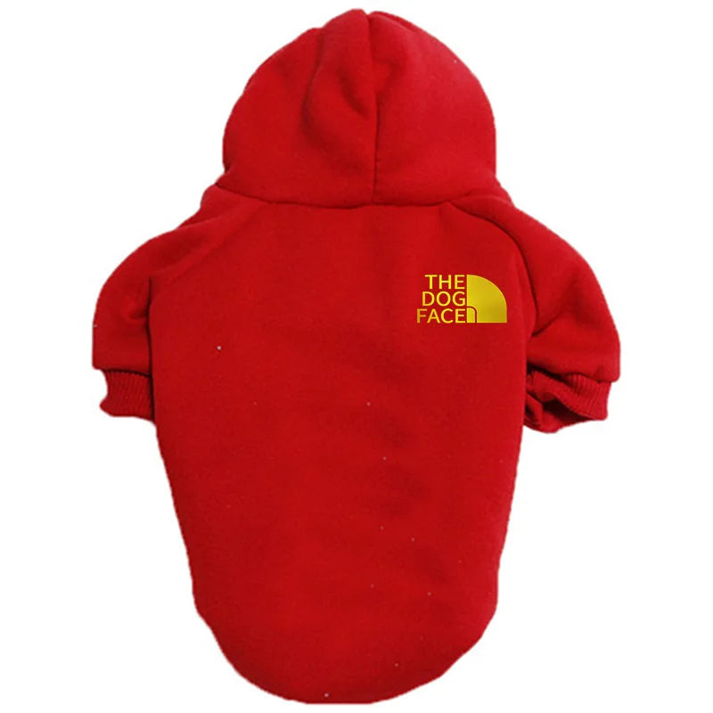 Winter Warm Dog Hoodie Pet Clothes Large Size Chihuahua French Bulldog Fashion Costume Fan-Favorite Dog Fans Fashion