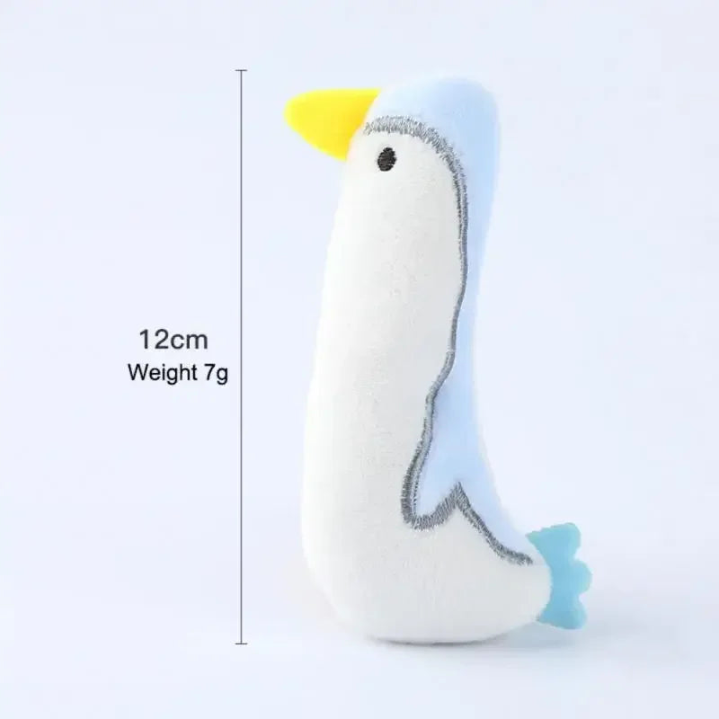 Cute Catnip Thumb Pillow Toy for Kittens And Puppies Dental Care Plush Cat Toy Pet Accessories Teeth Grinding Relief Cat Supplies