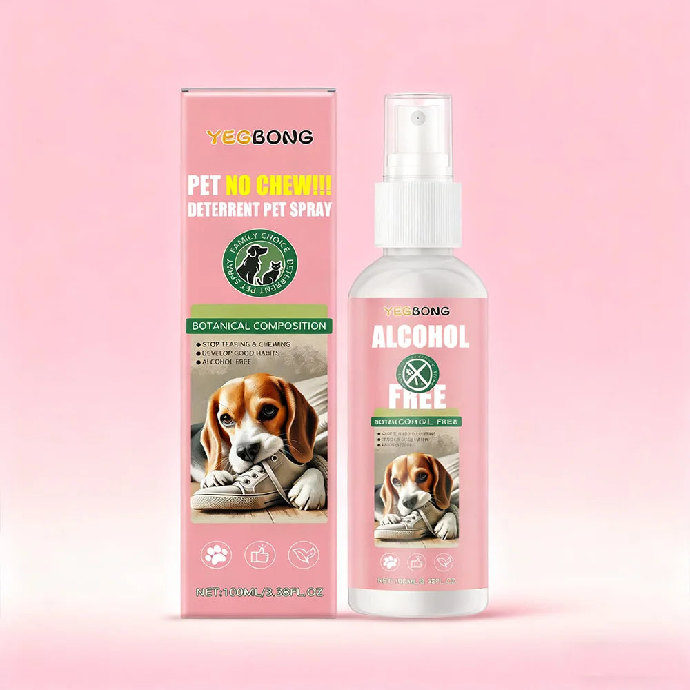 Pet Anti-Chewing Spray for Cats Dog Deterrent Behavior Correction Furniture Protector Anxiety Relief Relaxing Agent