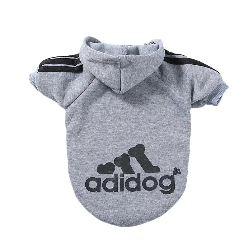 Fashion Pet Dog Hooded Sweatshirt XS-5XL Cotton Warm Two-Legged Jacket for Small Medium Big Dogs Autumn/Winter Season