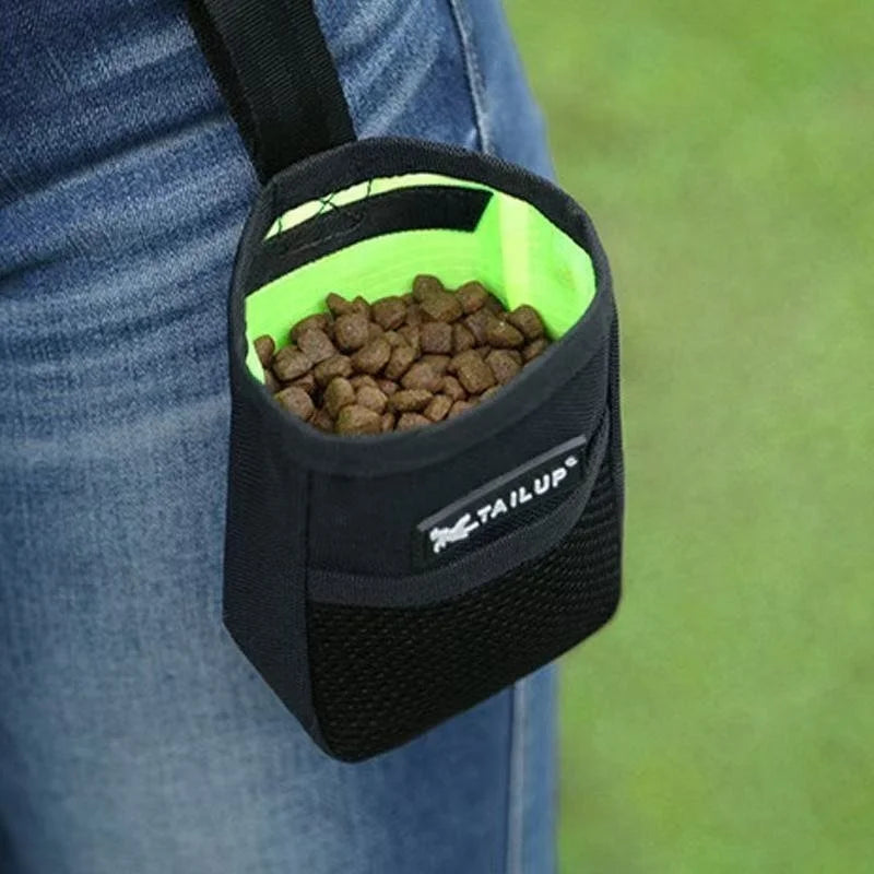 Large Capacity Portable Dog Snack Bag Outdoor Training Waist Bag with Strong Wear Resistance Durable Pet Supplies for Puppies