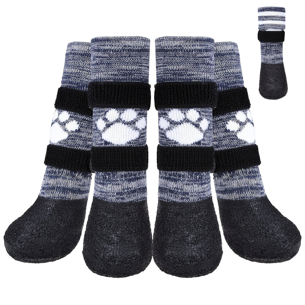 Waterproof Gel Socks for Dogs Non-Slip Paw Protectors Ideal for Hardwood Floors Suitable for Small Medium And Large Breeds